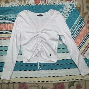 ~ABERCROMBIE AND FITCH~ white trendy top